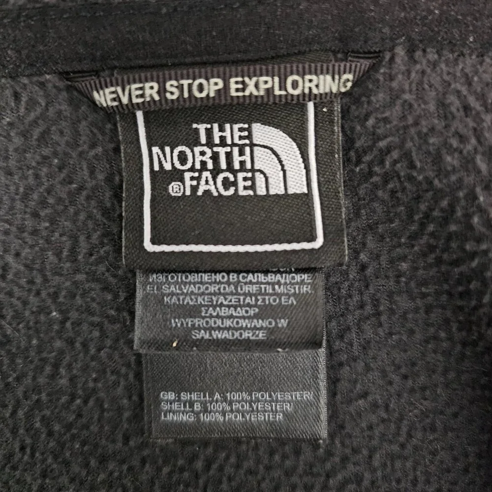 The North Face Men's Fleece Full Zip Black Active Jacket Size M